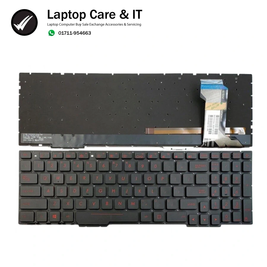 ASUS GL553 Series GL553V GL553VW ZX553VD ZX53V FX553VD FX53VD FX753VD FZ53V ZX73 KEYBOARD ORIGINAL